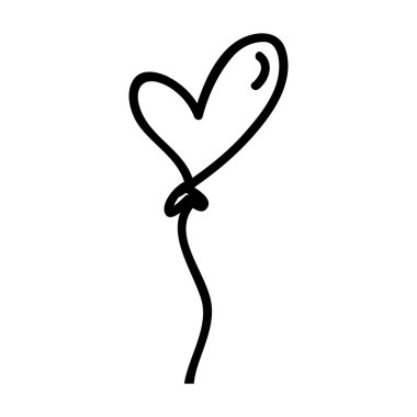 kalp karikatür simge görüntüsü