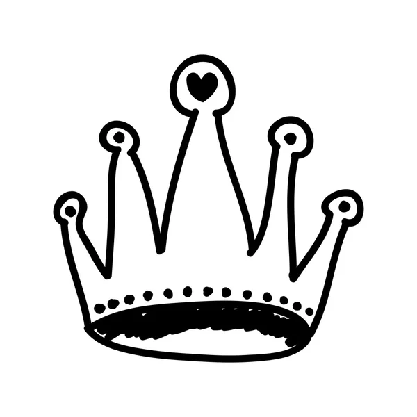 Cartoon crown icon image — Stock vektor