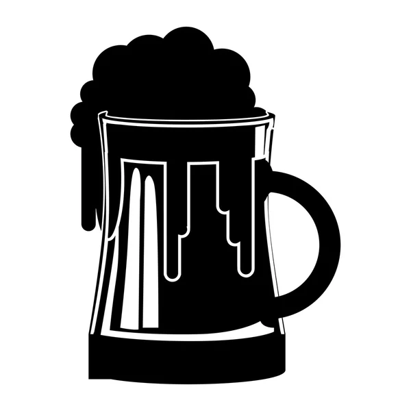 ビール グラスのアイコン イメージ — ストックベクタ
