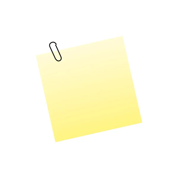 Sticky or adhesive note icon image — Stock Vector