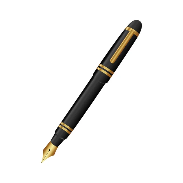 Elegáns tollat ikon kép — Stock Vector