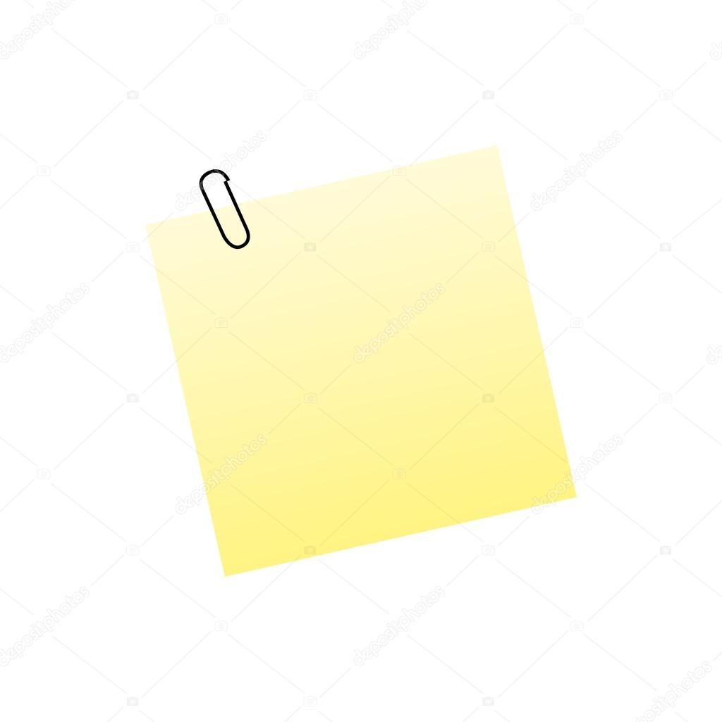 sticky or adhesive note icon image