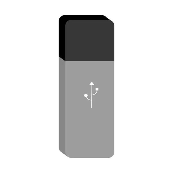 Imagem ícone drive USB — Vetor de Stock
