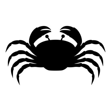 single crab icon image clipart