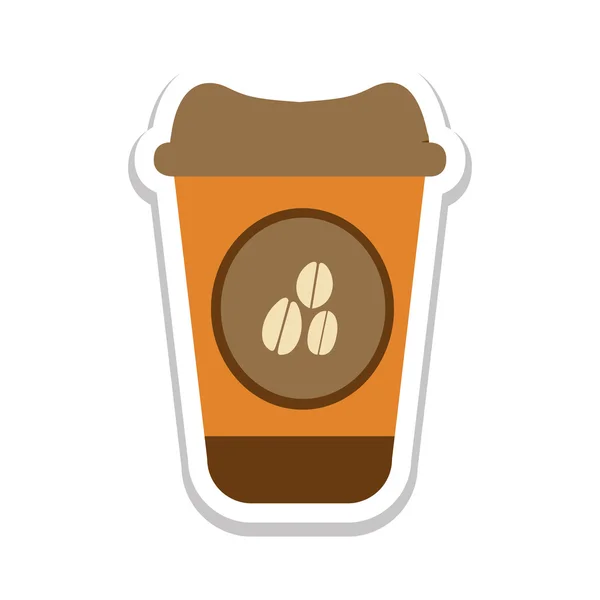 Imagen icono de café — Archivo Imágenes Vectoriales