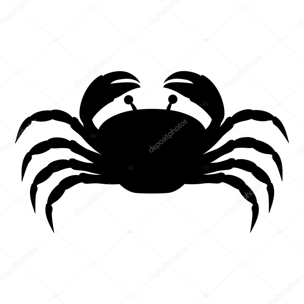 single crab icon image