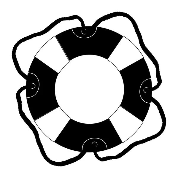 Obrázek ikony záchrannou vestu — Stockový vektor