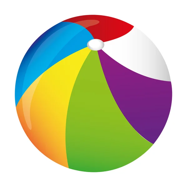 Obrázek ikony plážový míč — Stockový vektor