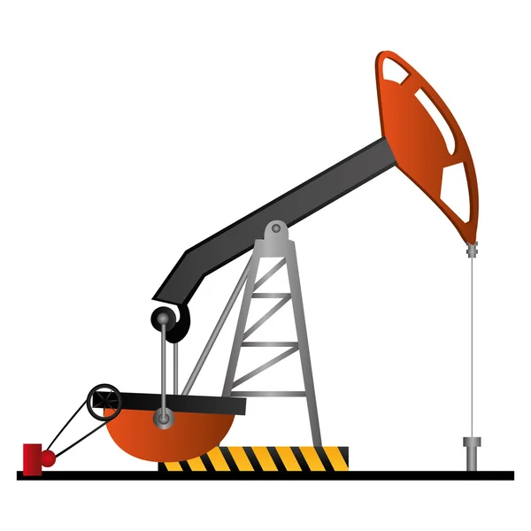 Πετρελαίου εξέδρας εικονίδιο εικόνας — Διανυσματικό Αρχείο