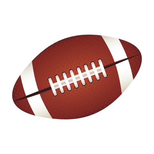 Amerikaans voetbal bal pictogramafbeelding — Stockvector