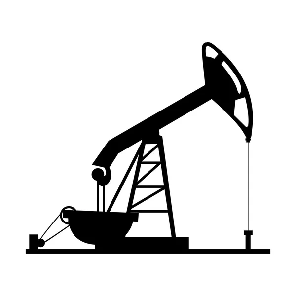 Oil rig icon image - Stock Vector. 