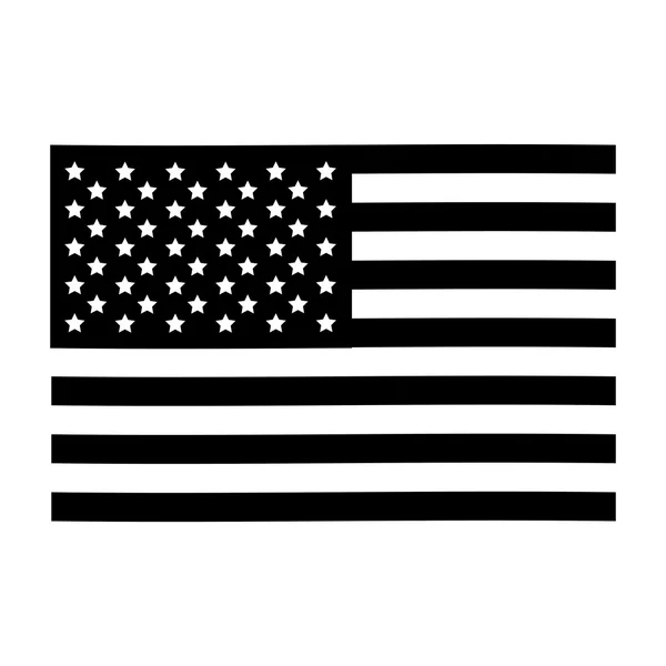Obrázek ikony vlajky USA — Stockový vektor