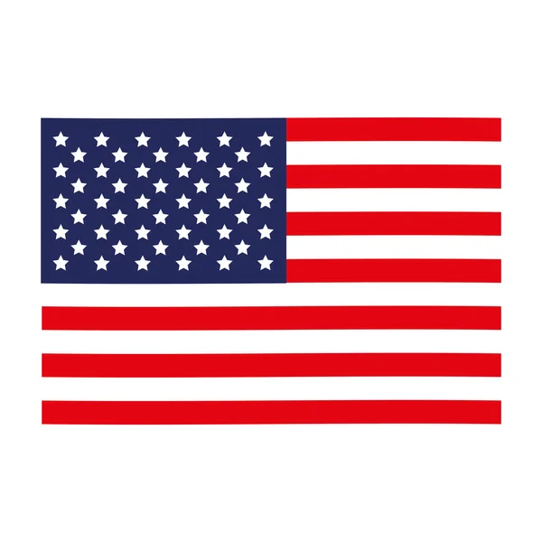 EUA imagem ícone bandeira —  Vetores de Stock