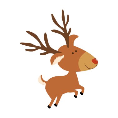 geyik karikatür simge görüntüsü