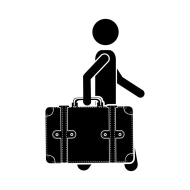 yolcu ya da yolcu simge görüntüsü