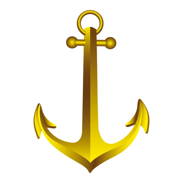 Obraz ikony kotwicę morską — Wektor stockowy