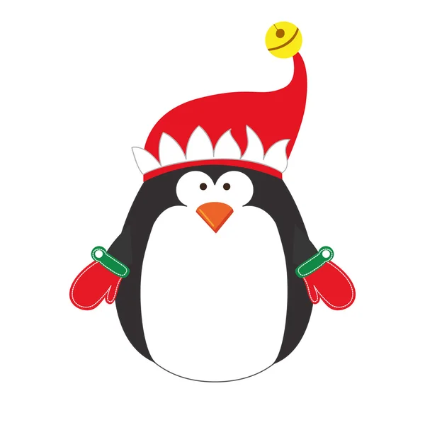 Immagine icona pinguino cartone animato — Vettoriale Stock