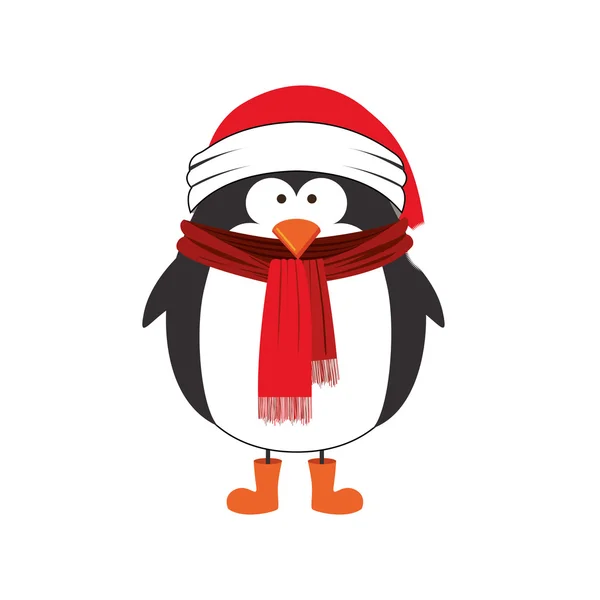 Pinguïn cartoon pictogramafbeelding — Stockvector