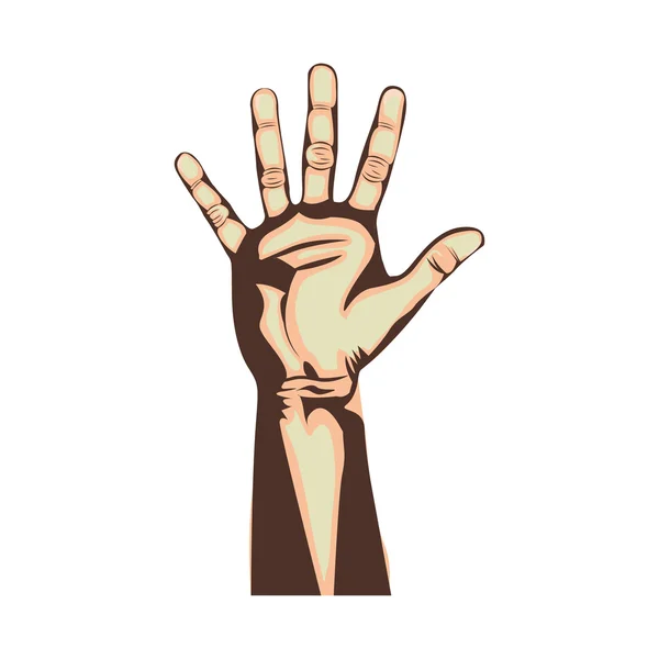 Hand gesture icon image — Stock Vector