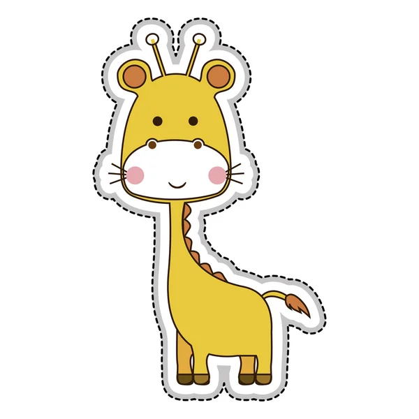 Cute animal icon image — Stock Vector