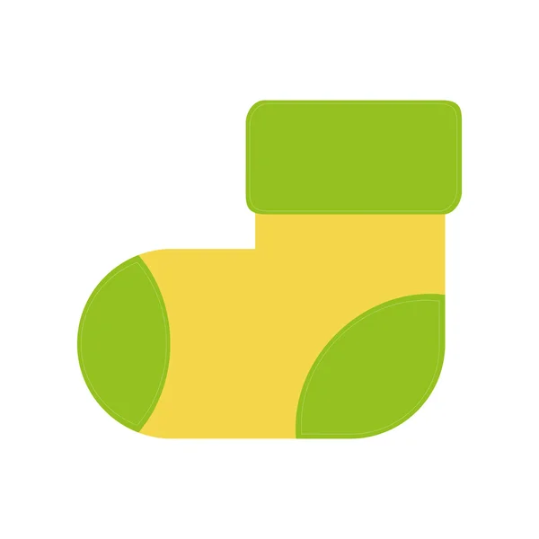 Obrázek ikony ponožky dětské — Stockový vektor