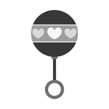 Bebek oyuncak simge görüntüsünü çıngırak