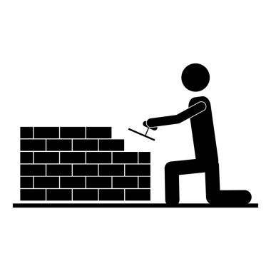 müteahhit veya handy man simge görüntüsü