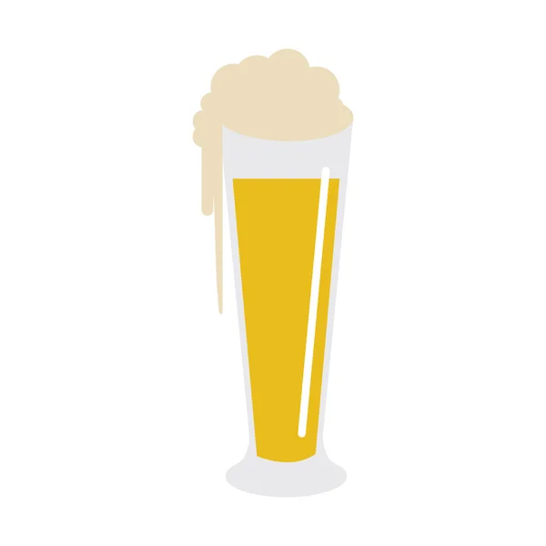 Imagem ícone de vidro de cerveja —  Vetores de Stock