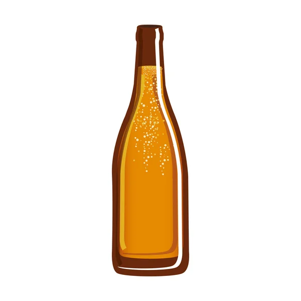 Bière icône en verre image — Image vectorielle