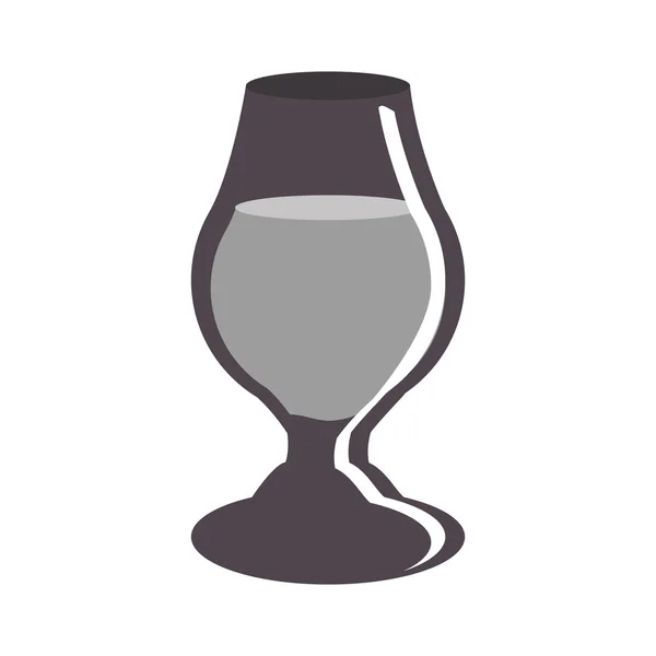 Icono de cristal de cerveza imagen — Archivo Imágenes Vectoriales