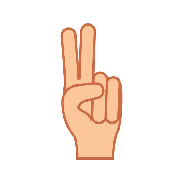 Hand gesture icon image — Stock Vector