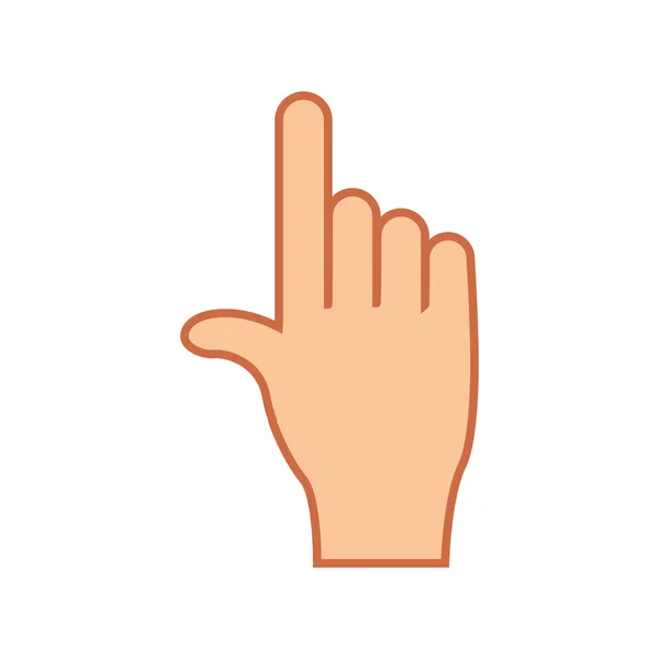 Hand gesture icon image — Stock Vector