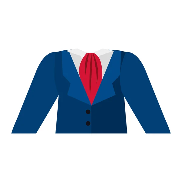 Robe bleu foncé agent de bord — Image vectorielle