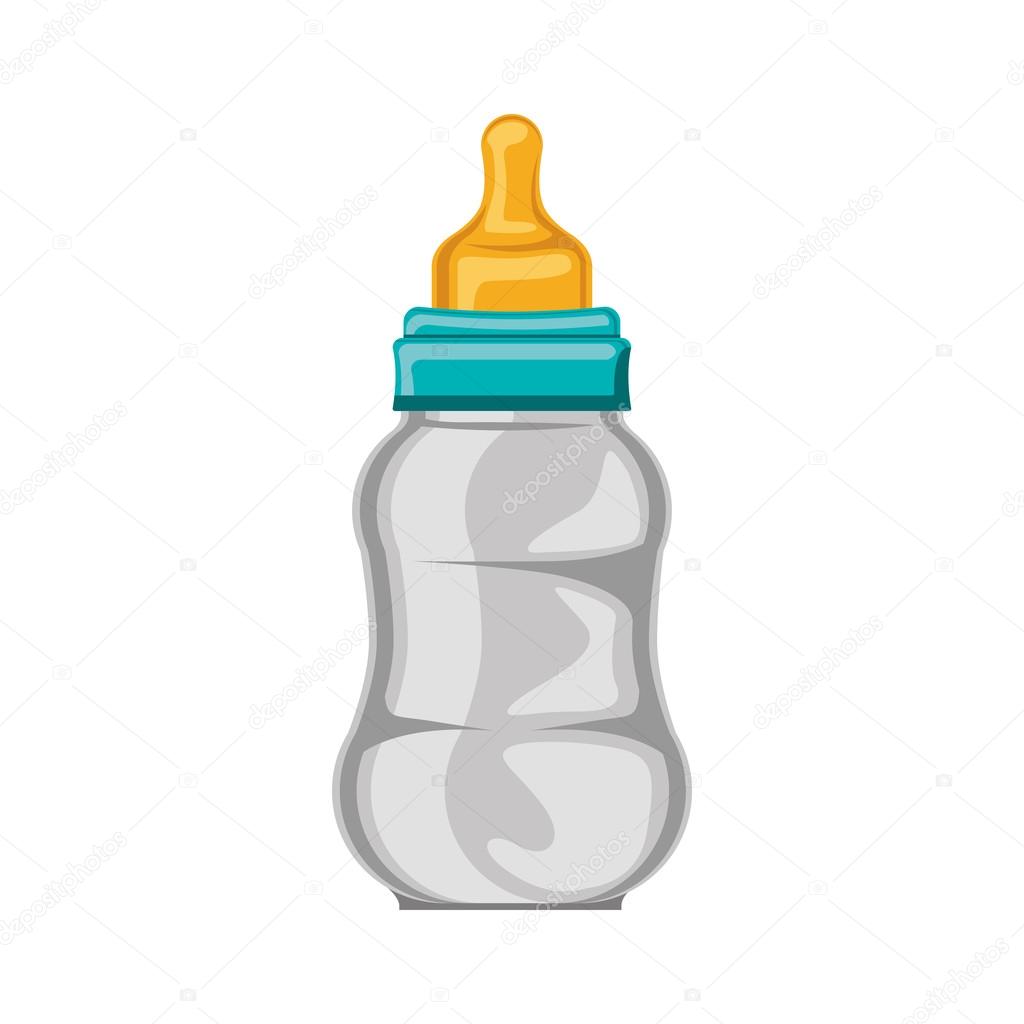 biberon baby with yellow pacifier