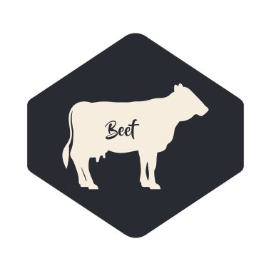 İzole pancar hayvancılık hayvan tasarım