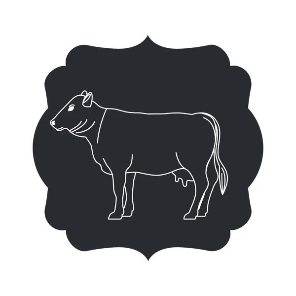 Barbabietola isolata disegno animale — Vettoriale Stock