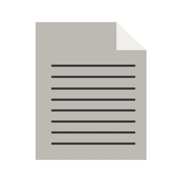 Σιλουέτα φύλλο με γραμμές γωνία στροφής — Διανυσματικό Αρχείο