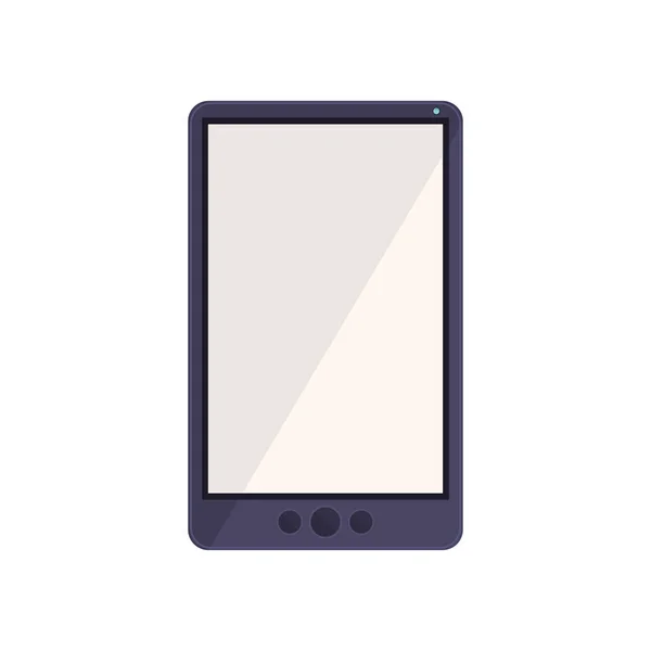 Tecnología táctil teléfono celular con botones — Vector de stock