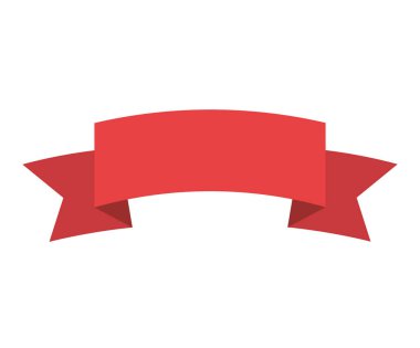 Şerit degrade üzerinde kırmızı etiketle