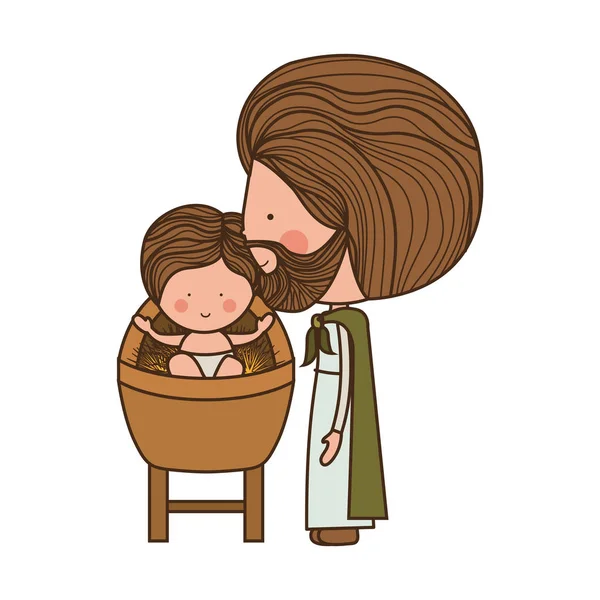 Baby jesus icon — Stock Vector