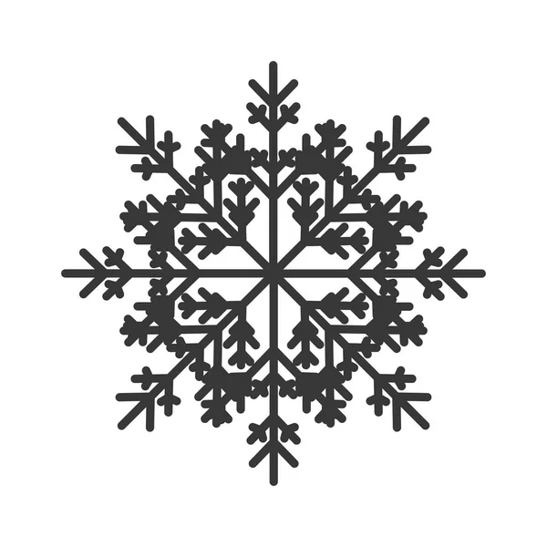 Abstrakt snöflinga ikonen — Stock vektor