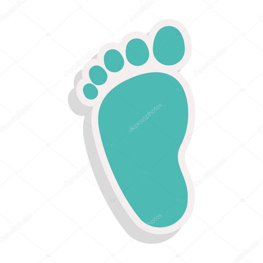 Empreinte Pied Enfant Images Vectorielles Empreinte Pied Enfant Vecteurs Libres De Droits Depositphotos