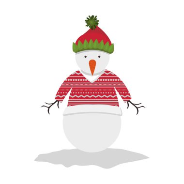 Kardan adam çizgi film simgesi