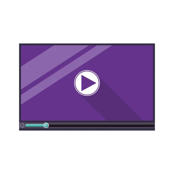 Video media player — Vector de stoc