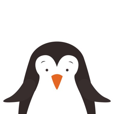 karikatür penguen simgesi