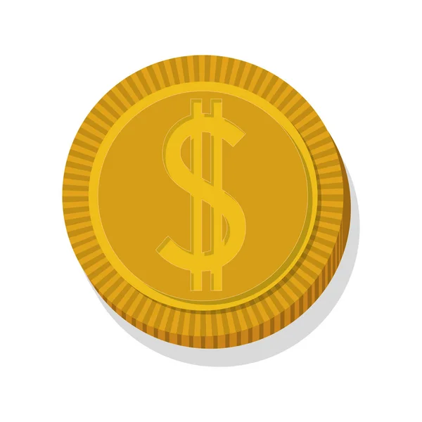 Ikona mincí — Stockový vektor