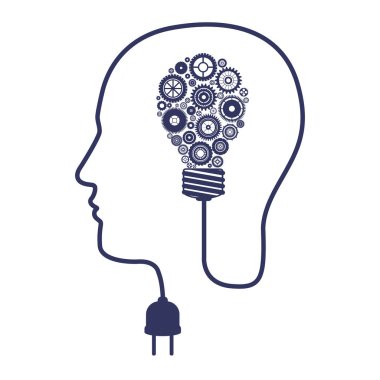 Merkez brainbulb ve vites silüeti