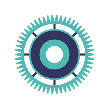 siluet Dişli çark tacı olan