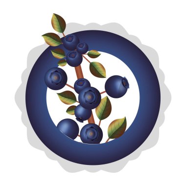 yaban mersini şube kalın sapı ile çanak