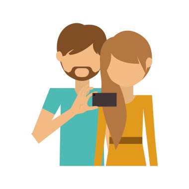 Sakal asma kilit adam selfie nereye çiftin yarım vücut